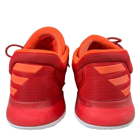 Adidas Harden Vol. 1 Scarlet/White Basketball Sneakers Size 10.5 - Picture 6 of 6